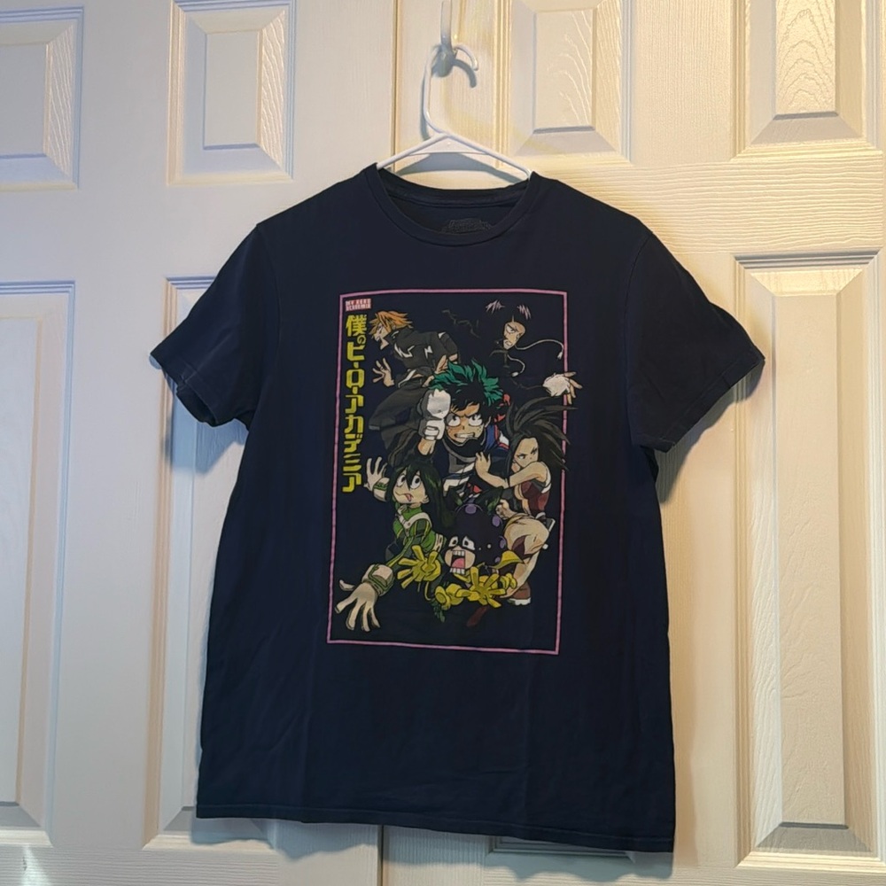 My Hero Academia Graphic T-Shirt Anime Size Medium Preowned